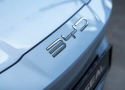 BYD automobilių atšaukimas dėl stabdžių, BYD logotipas ant automobilio