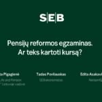 SEB grafika su klausimu apie pensijų reformos egzaminą