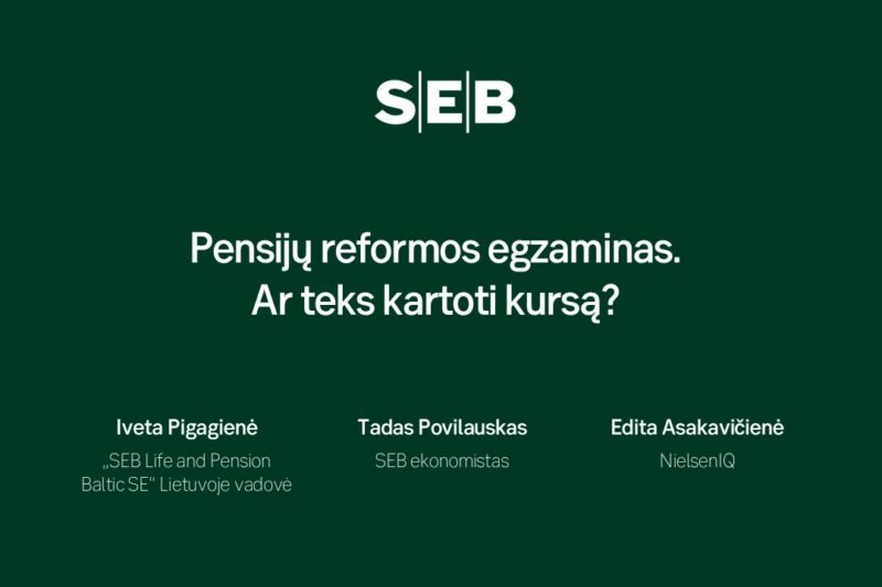 Apklausa po pensijų reformos: daugėja nekaupiančių gyventojų