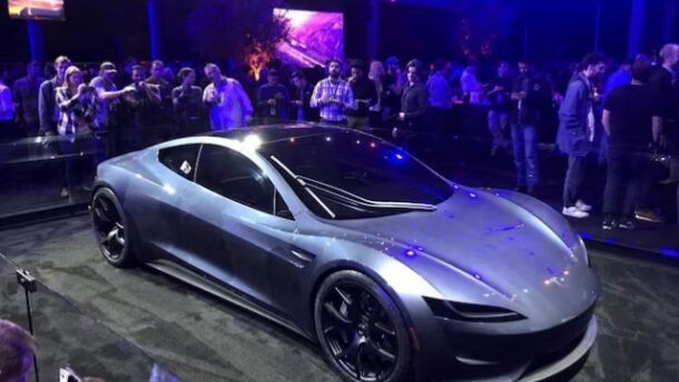 „Tesla Roadster“ pristatymas Hawthorne, Kalifornijoje, 2017 metais